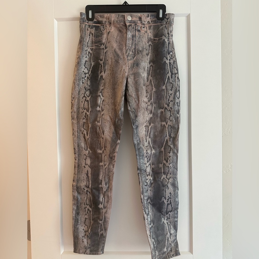 L’agence Margot High Rise Skinny Snake Skin Pants - Picture 6 of 12